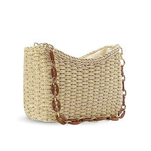 Load image into Gallery viewer, Hand Woven Shoulder Beach Bag