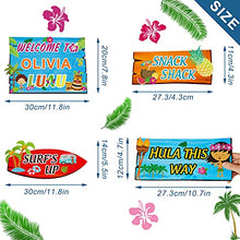 Load image into Gallery viewer, 20 Pieces Luau Party Welcome Sign