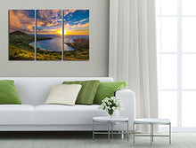 Load image into Gallery viewer, Canvas Print Wall Art  Sunrise from Hanauma Bay Modern Giclee Stretched And Framed  16&quot;x32&quot;x3