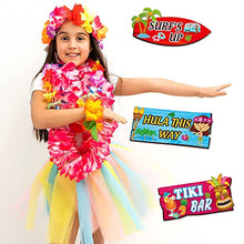 Load image into Gallery viewer, 20 Pieces Luau Party Welcome Sign