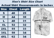 Load image into Gallery viewer, Honu Single Panel Men&#39;s Aloha Shirts - 3XL