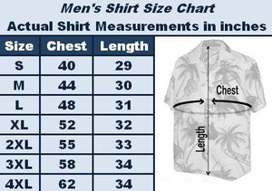Honu Single Panel Men's Aloha Shirts - 3XL