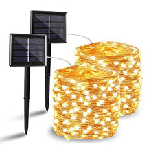 Load image into Gallery viewer, 2 Pack Each 72FT 200LED Solar String Lights