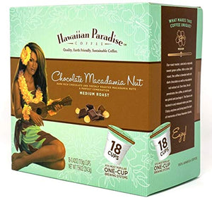 Chocolate Macadamia Nut Single Serve Cups 18 Count - Medium Roast