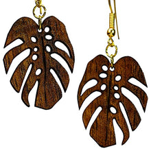 Load image into Gallery viewer, Hand Crafted Koa Wood Earrings