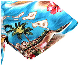 Regular Fit Hawaiian Shirts for Men with Quick Dry Effect