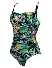 Load image into Gallery viewer, Plus Size Swimwear Women&#39;s One Piece Bathing Suit Bikini Tummy Control Swimsuits(PAT5,Large)