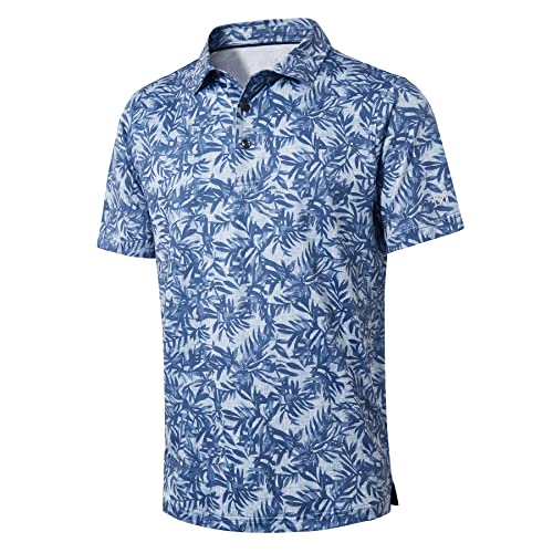 Tropical Print Golf Shirt