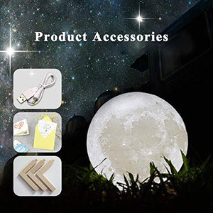 Lunar Lamp with USB Charging and Touch Control Brightness (5.9 inch)