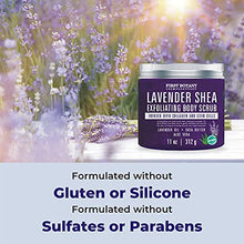 Load image into Gallery viewer, Lavender &amp; Shea Butter Natural Exfoliating Salt Body Scrub