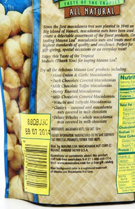 Mauna Loa Macadamias, Dry Roasted with Sea Salt, 11-oz. : Snack Macadamia Nuts : Grocery & Gourmet Food