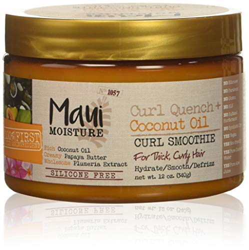 Maui Moisture Quench + Coconut Oil Curl Smoothie, 12 Ounce: Beauty