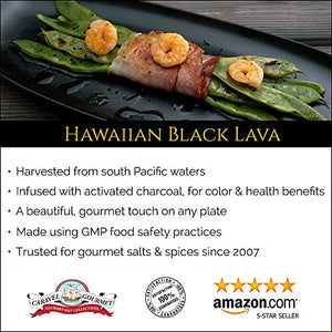 Hawaiian Sea Salt 3-Pack: Black Lava, Alaea Red, Bamboo Jade, 12 Total Ounces, Caravel Gourmet : Grocery & Gourmet Food