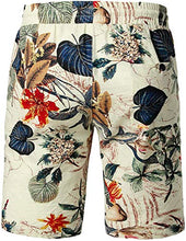 Load image into Gallery viewer, Fashion Floral Flat Front Hawaiian Shorts