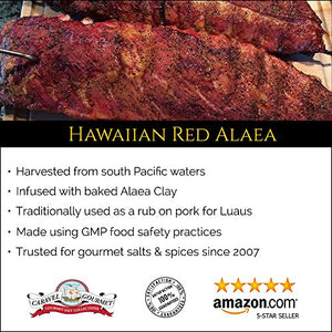 Hawaiian Sea Salt 3-Pack: Black Lava, Alaea Red, Bamboo Jade, 12 Total Ounces, Caravel Gourmet : Grocery & Gourmet Food