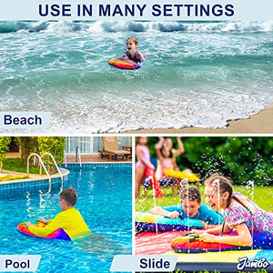 Inflatable Boogie Board for Beach, Pool or Water Slide