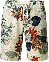Load image into Gallery viewer, Fashion Floral Flat Front Hawaiian Shorts