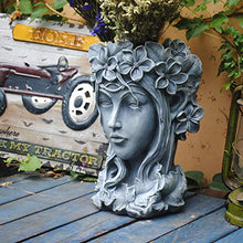 Load image into Gallery viewer, Goddess Head Planter  Patio Lawn and Garden Decor