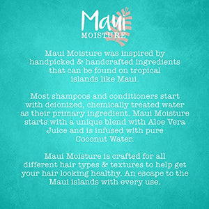 Maui Moisture Curl Quench Coconut Oil Hydrating Curl Smoothie 12 oz