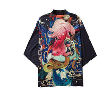Load image into Gallery viewer, Asian Temptress Printed Kimono
