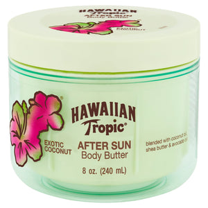 Hawaiian Tropic After Sun Hydrating Body Butter, Exotic Coconut, 8 ounce