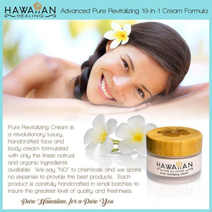 Hawaiian Healing Skin Care Anti-Aging & Hydrating Face Cream with Organic Hawaiian Macadamia Flower Honey and Hawaiian Astaxanthin to Reduce Appearance of Wrinkles & Fine Lines (50g)
