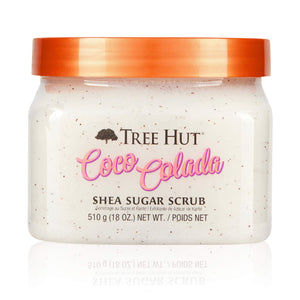Shea Sugar Scrub Coco Colada, 18oz, Ultra Hydrating and Exfoliating Scrub for Nourishing Essential Body Care