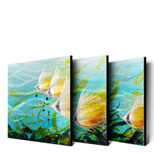 Load image into Gallery viewer, Exquisite 3-Panel Aluminum Wall Art Tropical Fish  71&quot;x24&quot;