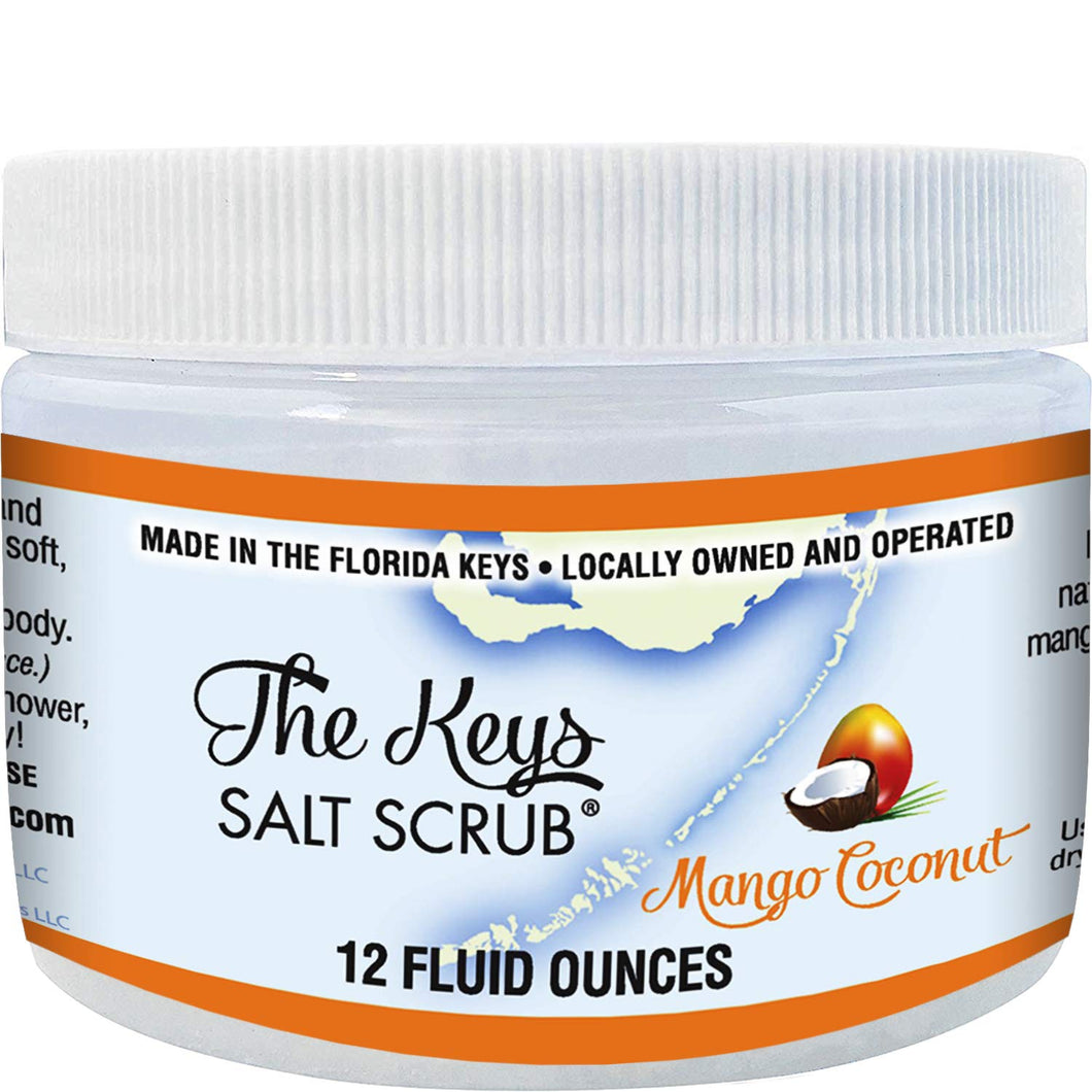 The Keys Salt Scrub (Mango Coconut, 12 oz)