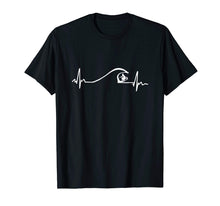 Load image into Gallery viewer, Surfer Surfing Wave Heartbeat T shirt Gifts