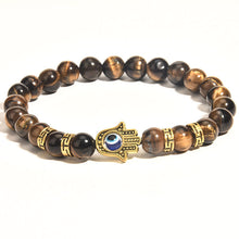 Load image into Gallery viewer, Tigers Eye Buddha Beads - Handmade Jewelry