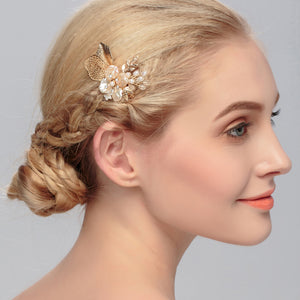 Mother of Pearl Bridal Hair Jewelry