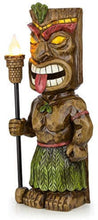 Load image into Gallery viewer, Laughing Tiki with Solar Torch