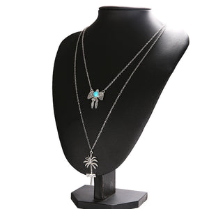 Hawaiian Turquoise multi-layer necklace