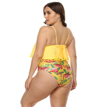 Load image into Gallery viewer, Plus Size Tropical Print Bikini