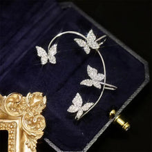 Load image into Gallery viewer, Earring Butterfly Ear Clip And Ear Hook