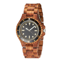 Load image into Gallery viewer, Mens Solid Wood Set Business Quartz Watch
