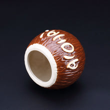 Load image into Gallery viewer, Hawaiian Coconut Ceramic Tiki Glass