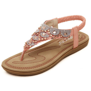 Ornate Beaded Dressy Sandals