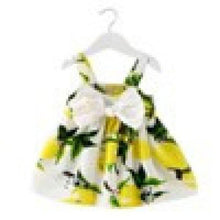 Load image into Gallery viewer, Baby Girl Clothes Lemon Printed sundress Infant