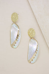 18k Gold Plated Exquisite Sea Shell Earrings