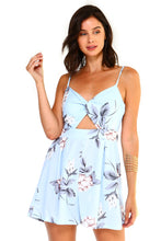 Load image into Gallery viewer, Women&#39;s Floral Cut-Out Sleeveless Romper