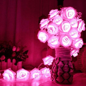 Fashion Romantic 20 LED Rose Flower Shape Fairy