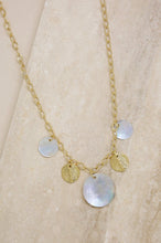 Load image into Gallery viewer, Venus Shell Disc 18k Gold Plated Necklace