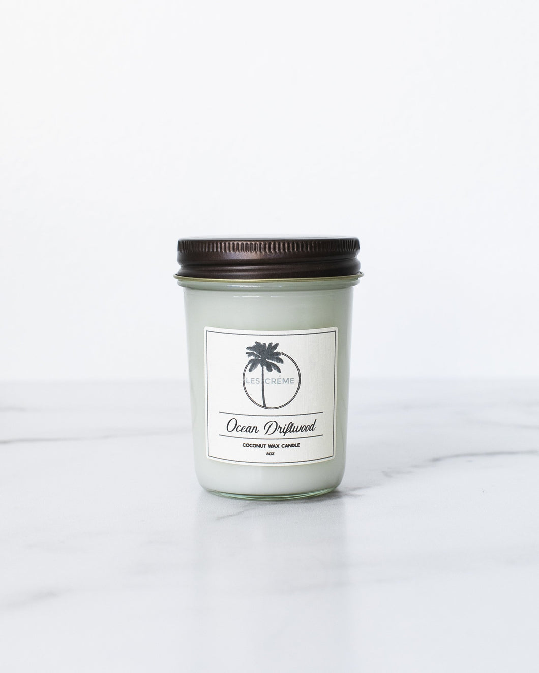 Ocean Driftwood Scent Coconut Wax Candle