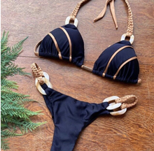 Load image into Gallery viewer, Brazilian Micro Bikini with Woven Straps