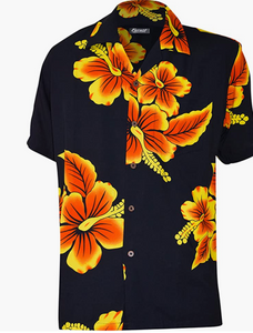 Hawaiian Hibiscus Lightweight Quick Dry Shirt for Men