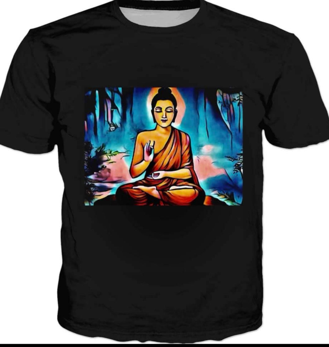 Mens T Shirt Buddha