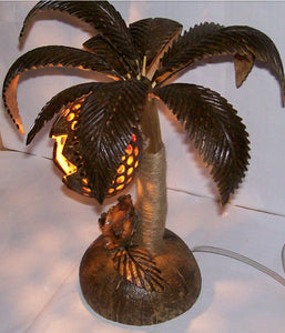 Hand made Coconut Table Lamp