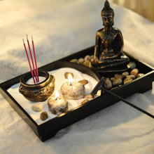 Load image into Gallery viewer, Buddha Statue Zen Garden Decoration Set